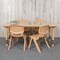 Emma and Oliver 23.625"W x 47.25"L Rectangular Plastic Height Adjustable Activity Table Set with 4 Chairs